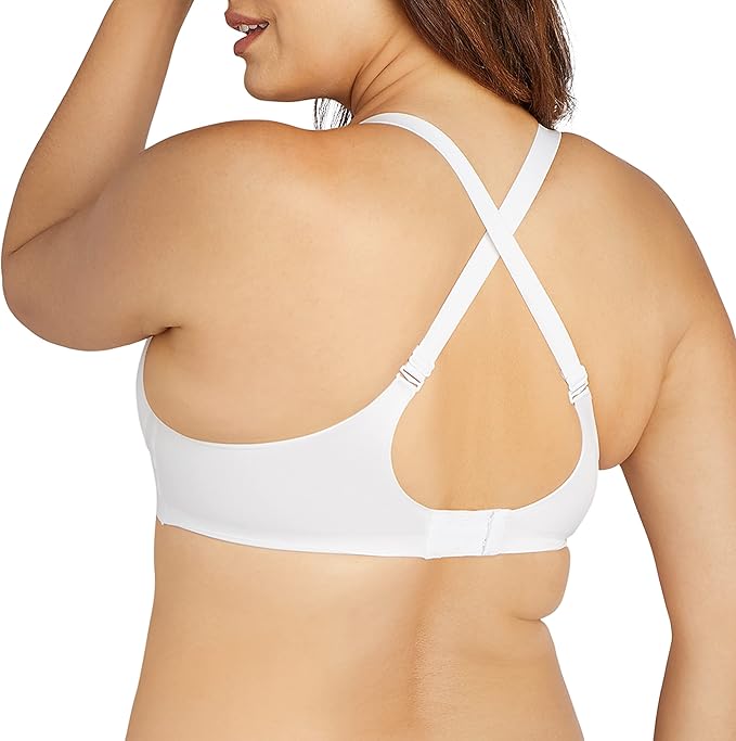 NWD BALI Comfort Revolution Wireless Bra Convertible T-Shirt Bra WHITE M