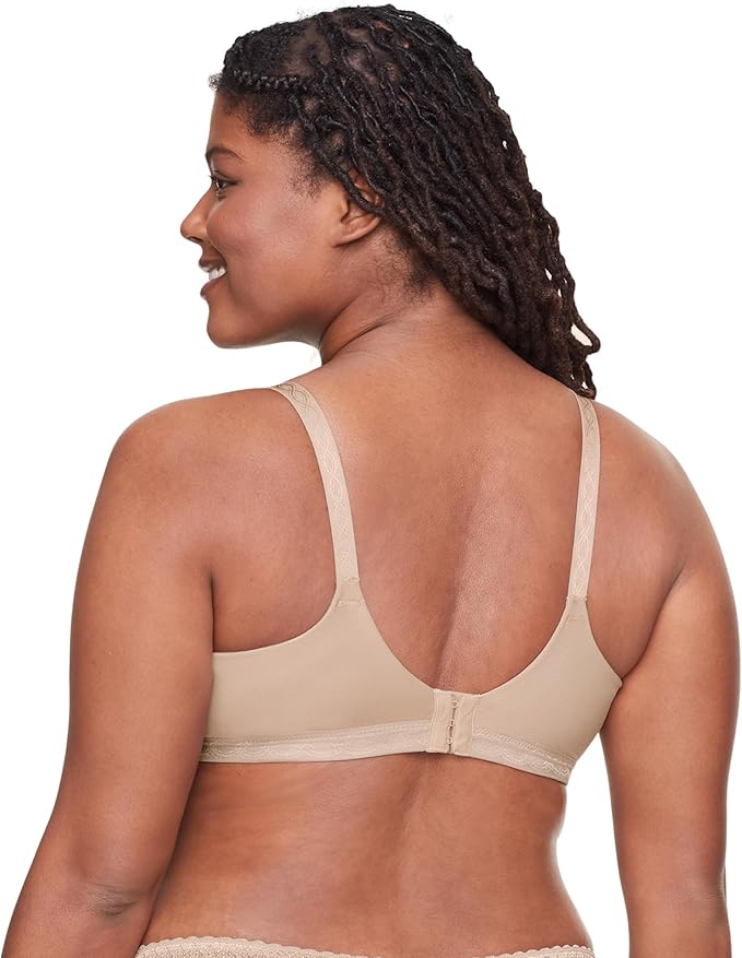WARNER'S Cloud 9 Super Soft Wireless Lined Comfort Bra TOASTED ALMOND 38B