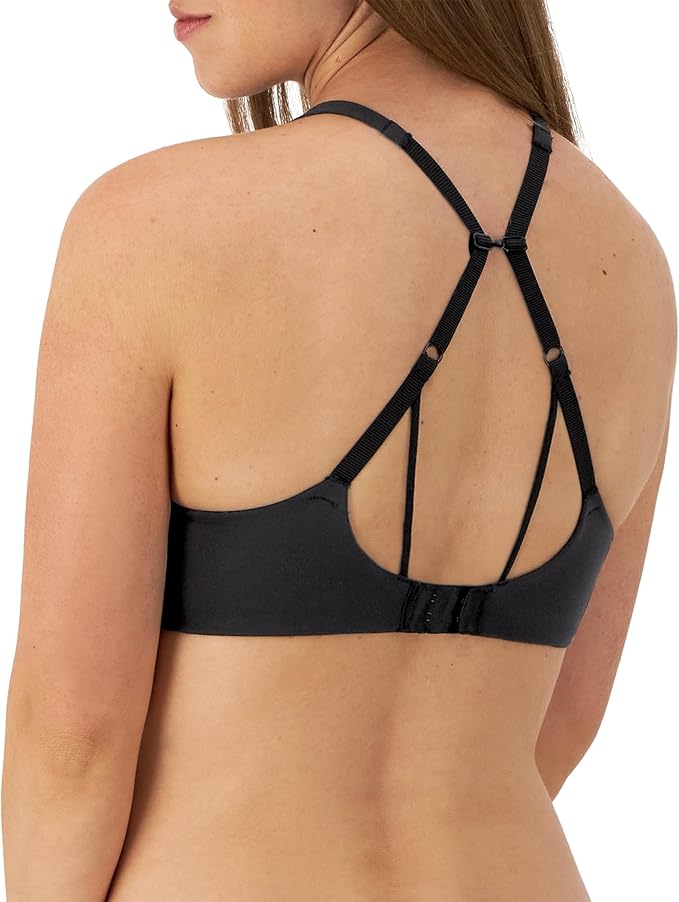 MAIDENFORM Everyday Luxe Full Coverage Convertible Underwire Bra BLACK 36A
