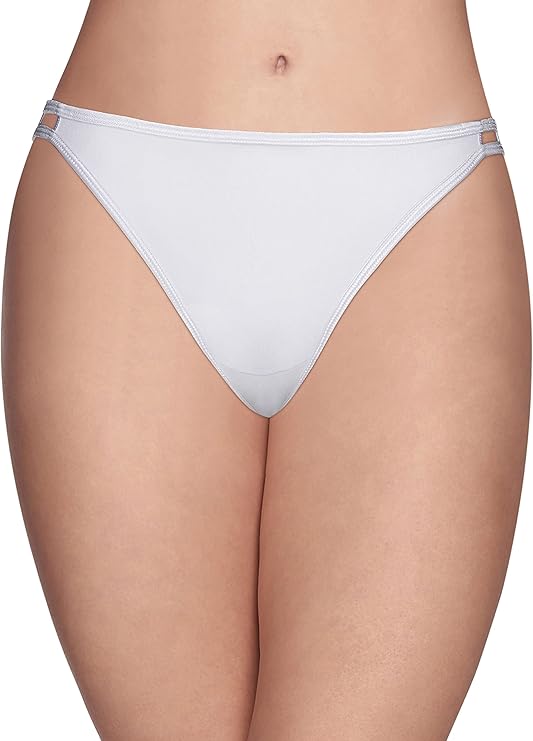 VANITY FAIR Illumination String Bikini Panties WHITE XL