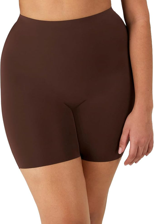 MAIDENFORM Shaping Shorty, Firm Control Shaping Shorts JUST BROWN M