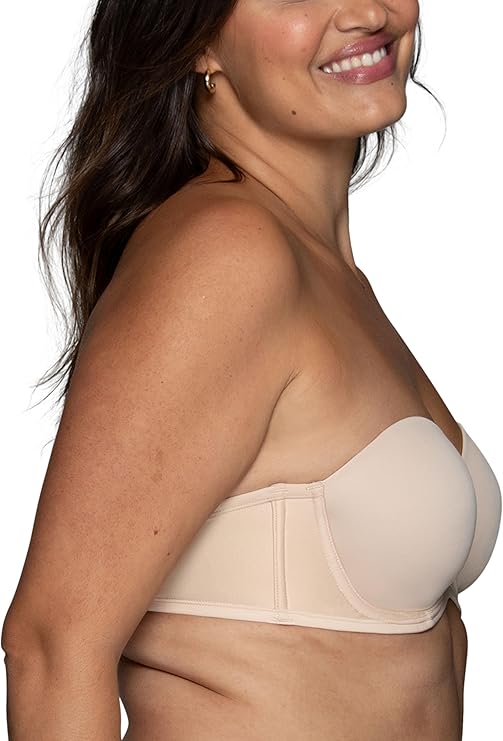 NWD VANITY FAIR Beauty Back Smoothing Strapless Bra ROSE BEIGE 38D
