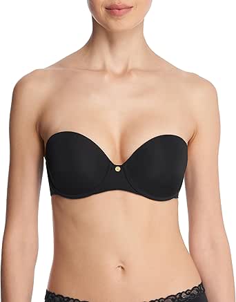 NATORI Pure Luxe Strapless Contour Underwire BLACK 34DD