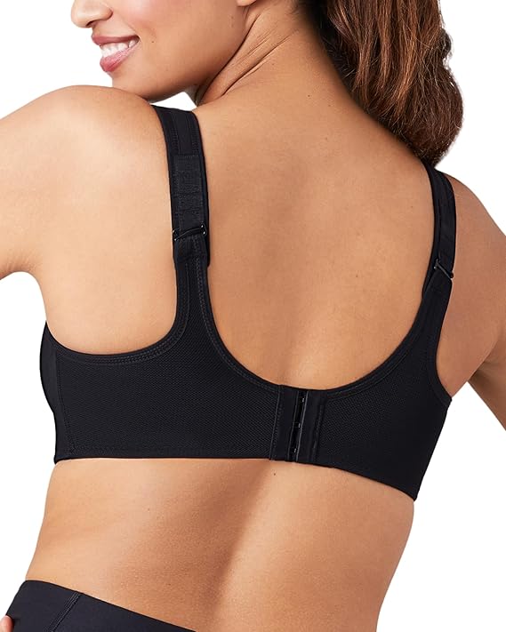 NWD WACOAL Simone Sport Unlined Full Coverage Underwire Sports Bra BLACK 42DD