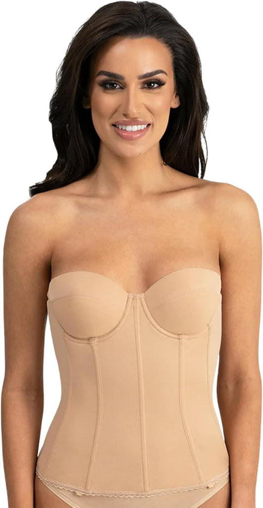 DOMINIQUE Brianna Longline Strapless Bra MOCHA 34B