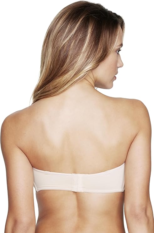 NWD DOMINIQUE Hidden Underwire Convertible Strapless Bra BEIGE 32DD