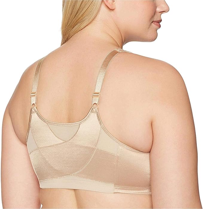 PLAYTEX Wireless Bra, 18 Hour Plus-Size Bras Available, Front Close NUDE 42B