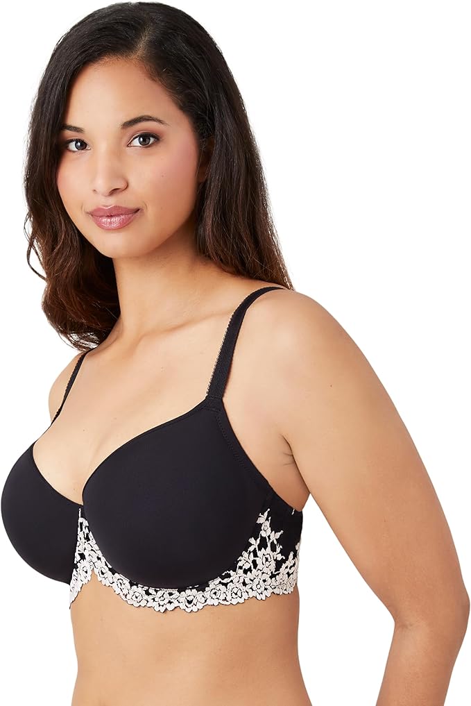 NWD WACOAL Embrace Lace Contour Bra BLACK 38DD