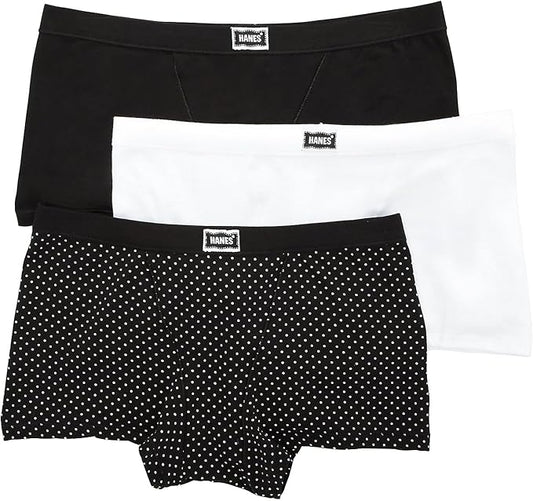 HANES Original Stretch Vintage Boxer Brief - 3 Pack ASSORTED M