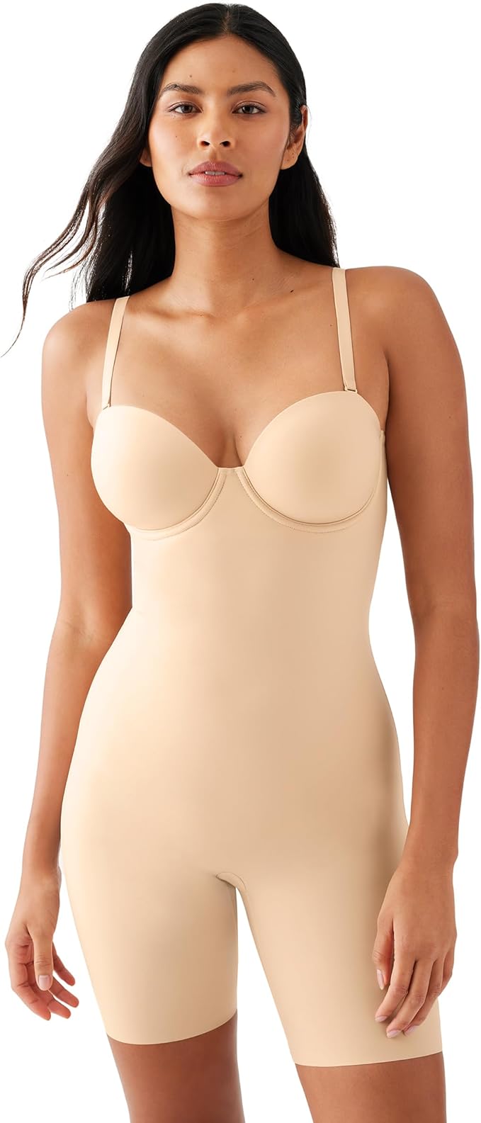 WACOAL Red Carpet Strapless All in One Thigh Shaper BEIGE 36DDD