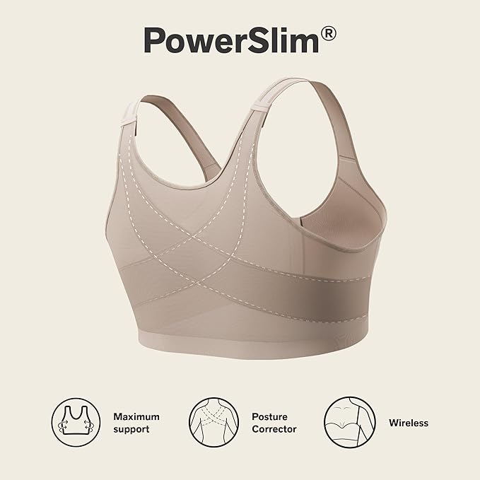 LEONISA Multi-Functional – Posture Corrector Bra Wireless BEIGE 34C