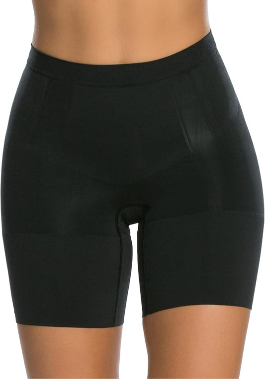 SPANX OnCore Mid-Thigh Short - Powerful Sculpting Body Shaper BLACK M