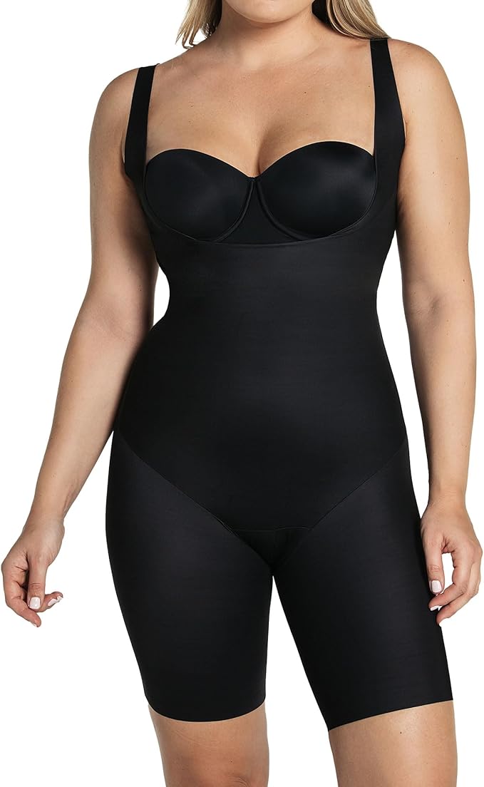 LEONISA Bodysuit Shaper BLACK S
