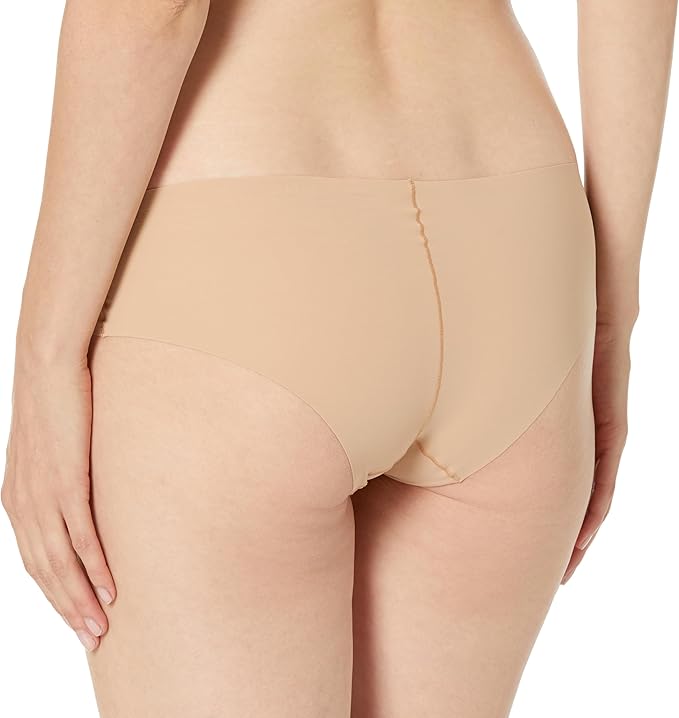 DKNY Litewear Cut Anywhere Hipster Panties 3 Pack Box Multipack BEIGE M