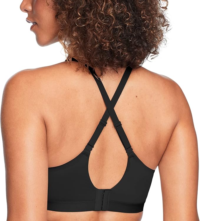 WARNER'S Cloud 9 Super Soft Wireless Lift Convertible Comfort Bra BLACK XL
