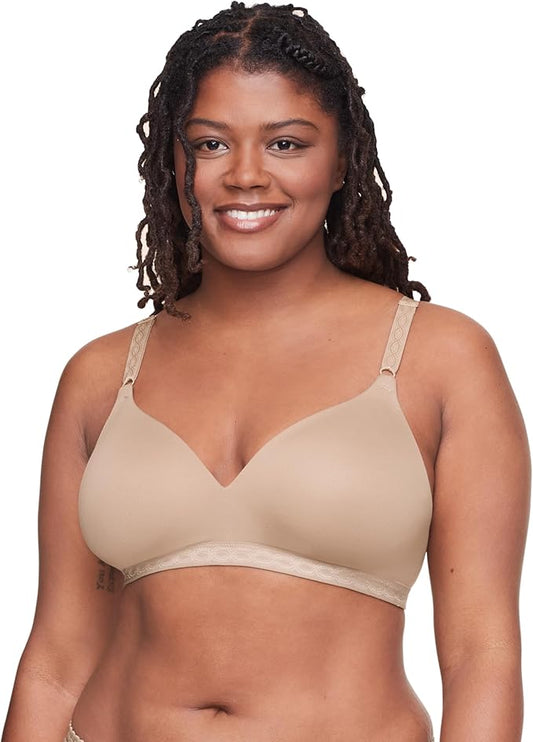WARNER'S Cloud 9 Super Soft Wireless Lined Comfort Bra TOASTED ALMOND 38B