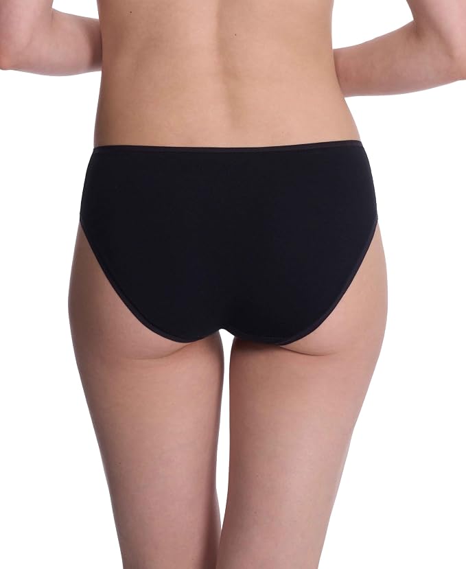 NATORI Bliss Bare Cotton Hipster BLACK M