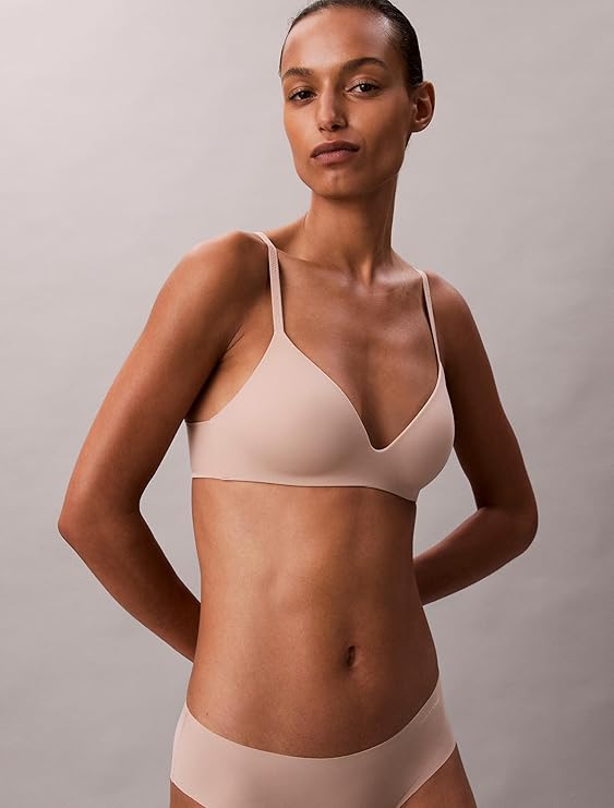 NWD CALVIN KLEIN Perfectly Fit Wirefree T-Shirt Bra NUDE 34A