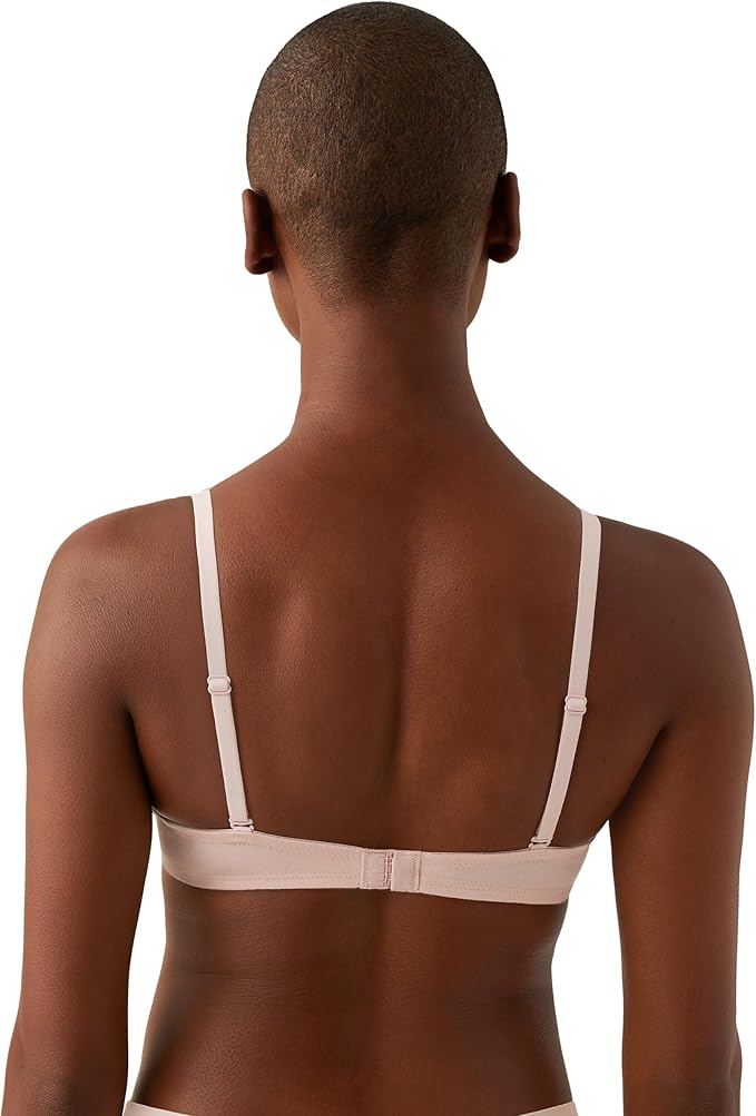 B.TEMPT'D Cotton to a Tee Plunge Convertible T-Shirt Bra PINK 34D