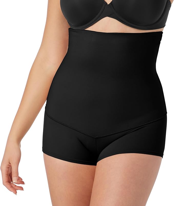 MAIDENFORM Minimizing Hi-waist Fajas Shapewear BLACK L