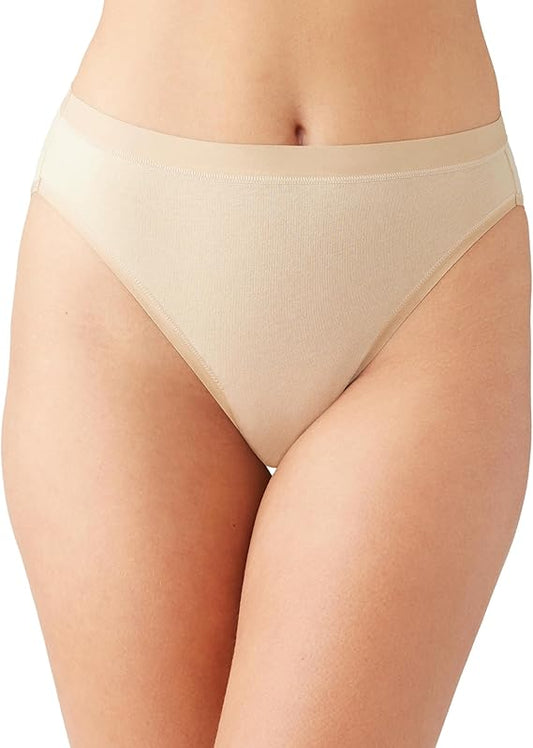 WACOAL Understated Cotton Hi-cut Brief Panty SAND 3XL