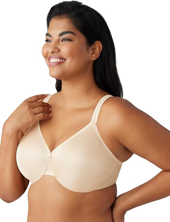 WACOAL Simple Shaping Unlined Full Coverage Minimizer Bra NUDE 34DDD