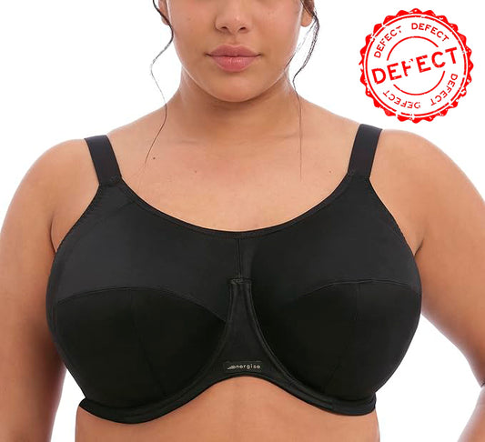 NWD ELOMI Energise Sports Bra: High Impact Support BLACK 36K