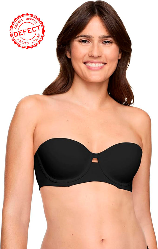 NWD WARNER'S Cloud 9 Super Soft Convertible Strapless Bra BLACK 40C