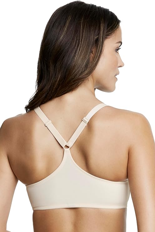 DOMINIQUE Talia Everyday Front Closure Racerback Bra NUDE 34B