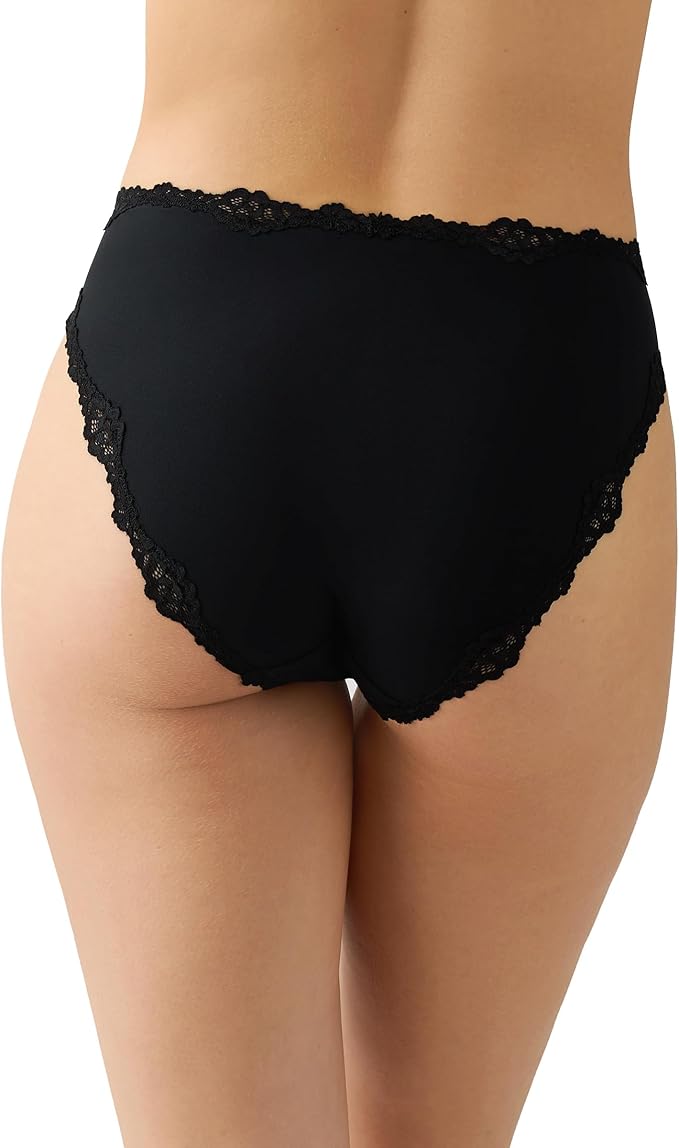 B.TEMPT´D Future Foundation Full Coverage Hi Leg Brief With Lace Panty BLACK S