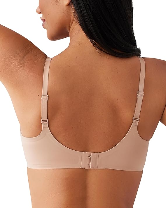 WACOAL Better Than Braless Seamless Unlined Plunge Underwire Bra NUDE 34D