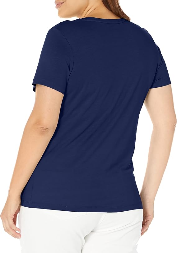 HUE Sleepwell Basic Short Sleeve V-Neck T-Shirt MEDIEVAL XL