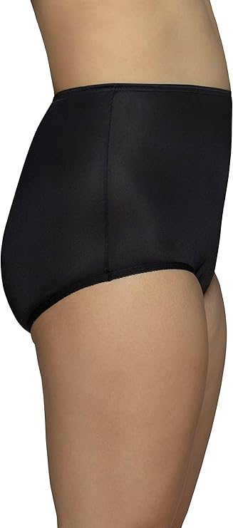 VANITY FAIR High Waisted Underwear MIDNIGHT BLACK XL