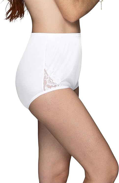 VANITY FAIR High Waisted Underwear 3 Pack STAR WHITE 2XL