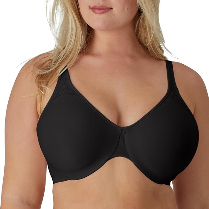 BALI Comfort Minimizer Bra Full-Coverage Underwire Bra BLACK 38C