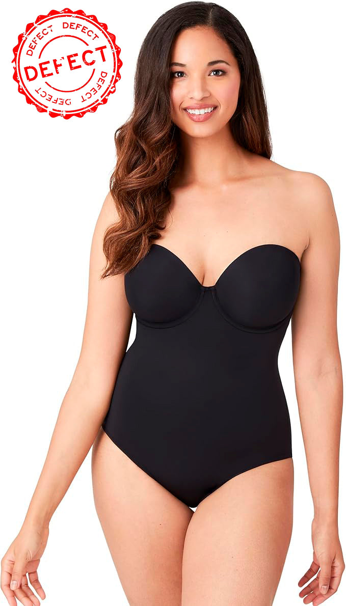 NWD WACOAL Red Carpet Strapless Shaping Body Briefer BLACK 38DDD