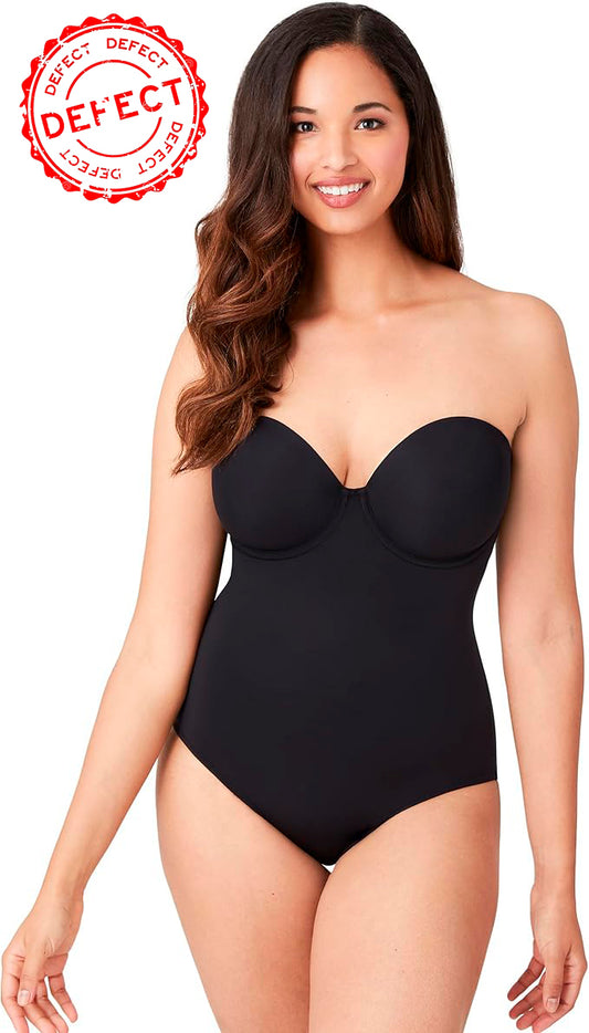 NWD WACOAL Red Carpet Strapless Shaping Body Briefer BLACK 38DDD
