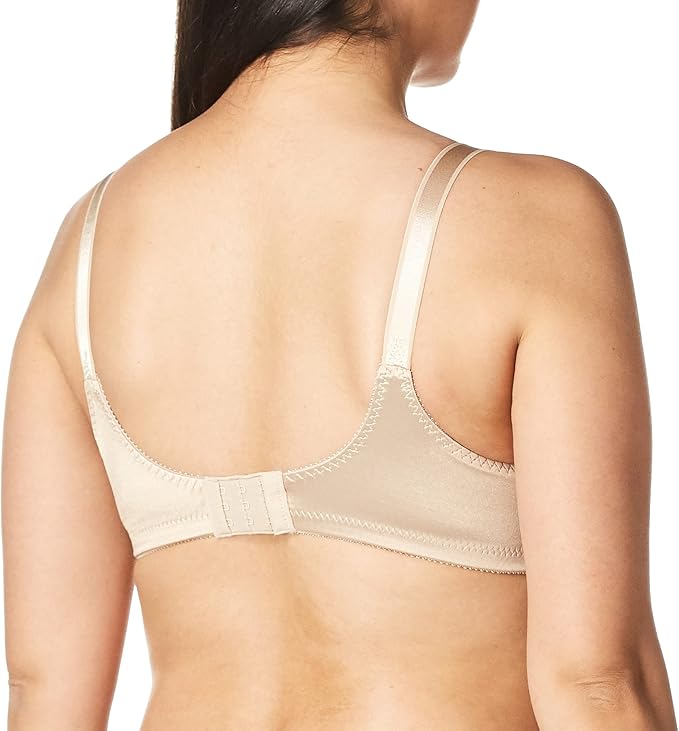 BALI Double Support Wireless Comfortsoft Full-coverage Wirefree Bra WHITE 38DD