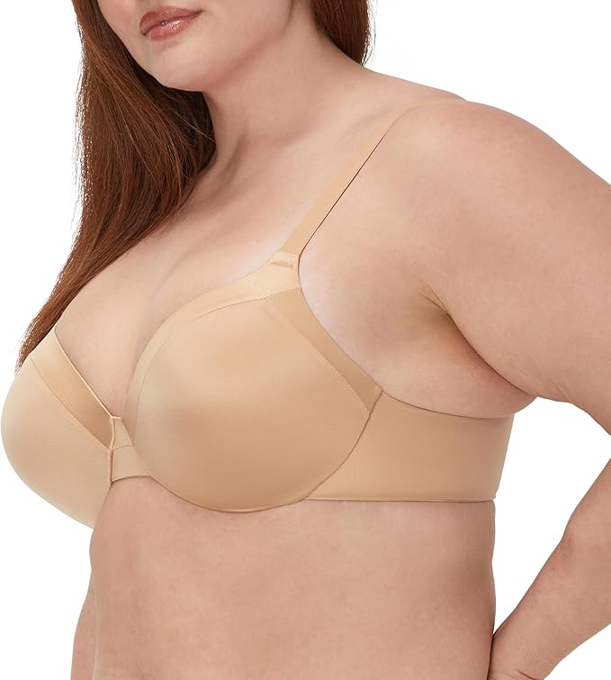 MAIDENFORM Comfort Devotion Underwire Bra, Convertible T-shirt Bra BEIGE 36D