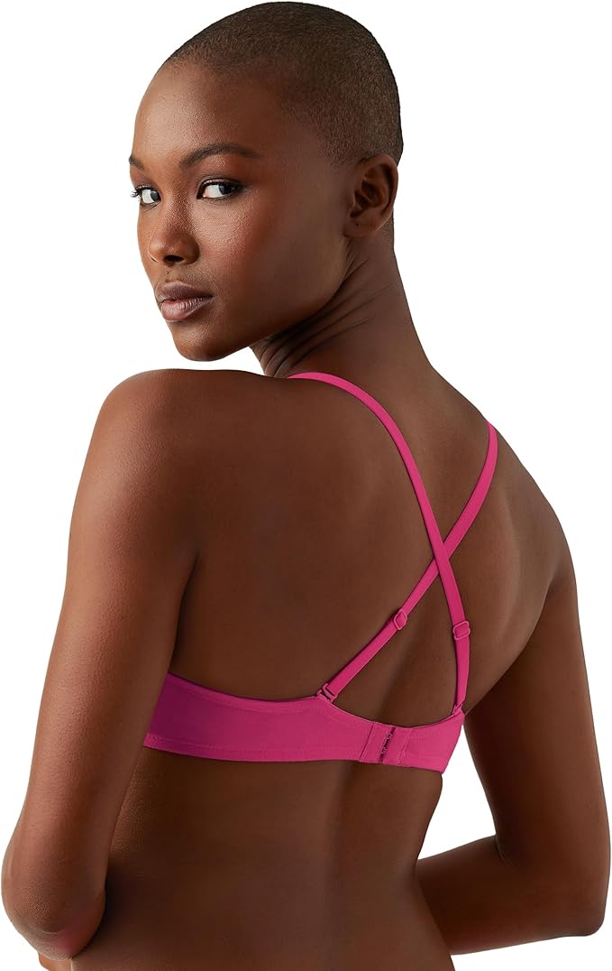B.TEMPT´D Cotton to a Tee Plunge Convertible T-Shirt Bra PINK