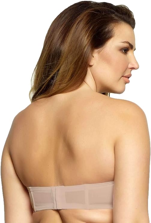 FELINA Paramour Marvelous Strapless Full Busted Underwire Bra BEIGE 42C