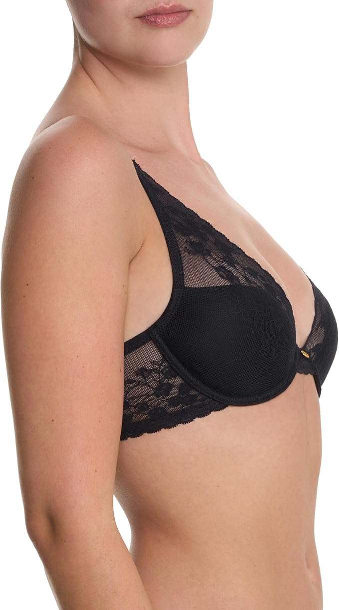 NATORI Cherry Blossom Convertible Contour Bra BLACK 32C