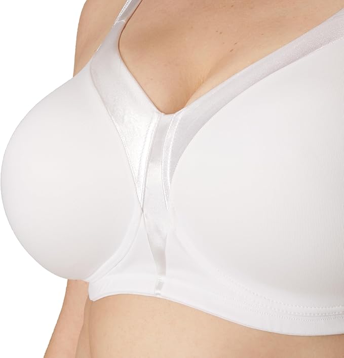 NWD PLAYTEX Wireless Bra 18 Hour Plus-Size T-Shirt Bras WHITE 38D