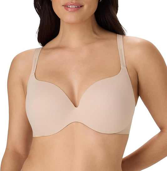 MAIDENFORM Comfort Devotion Dreamwire Back Smoothing Underwire ALMOND 40C