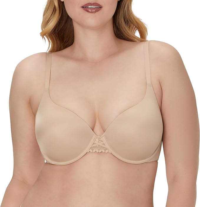 MAIDENFORM Push-up Bra With Dreamwire No-poke Underwire NUDE 36B