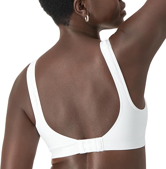 NWD BALI Wireless Bra Comfort Revolution Seamless T-Shirt Bras WHITE L
