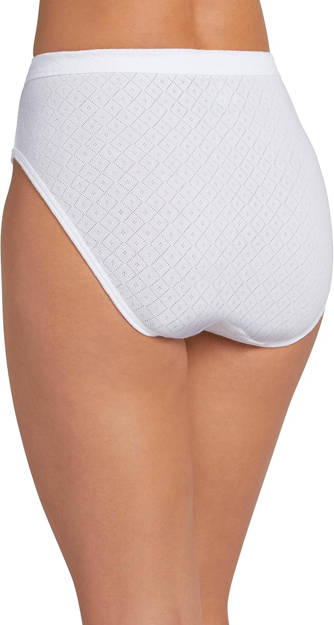 JOCKEY Underwear Plus Size Elance Hipster - 3 Pack WHITE 8