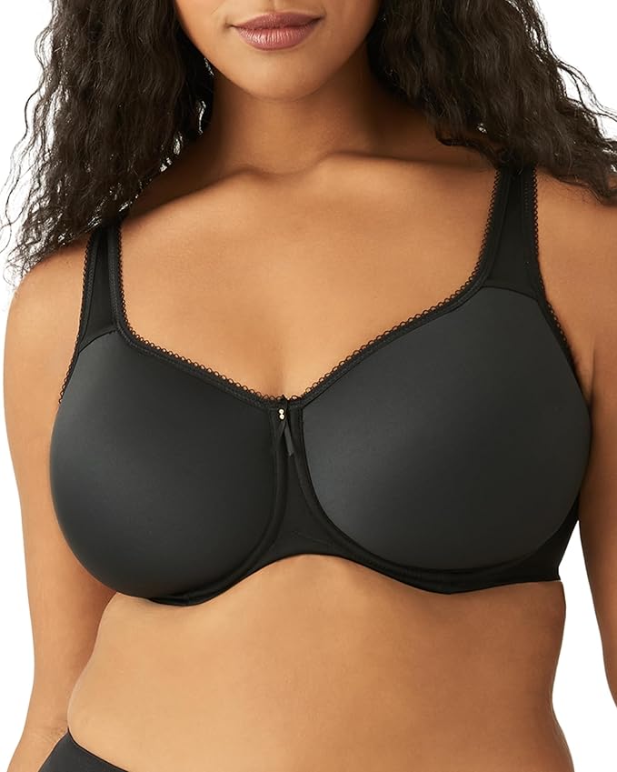 WACOAL Basic Beauty Unlined Underwire Full Coverage Bra BLACK 42G