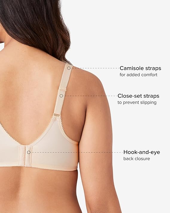 WACOAL Basic Beauty Unlined Underwire Full Coverage Bra BLACK 42G