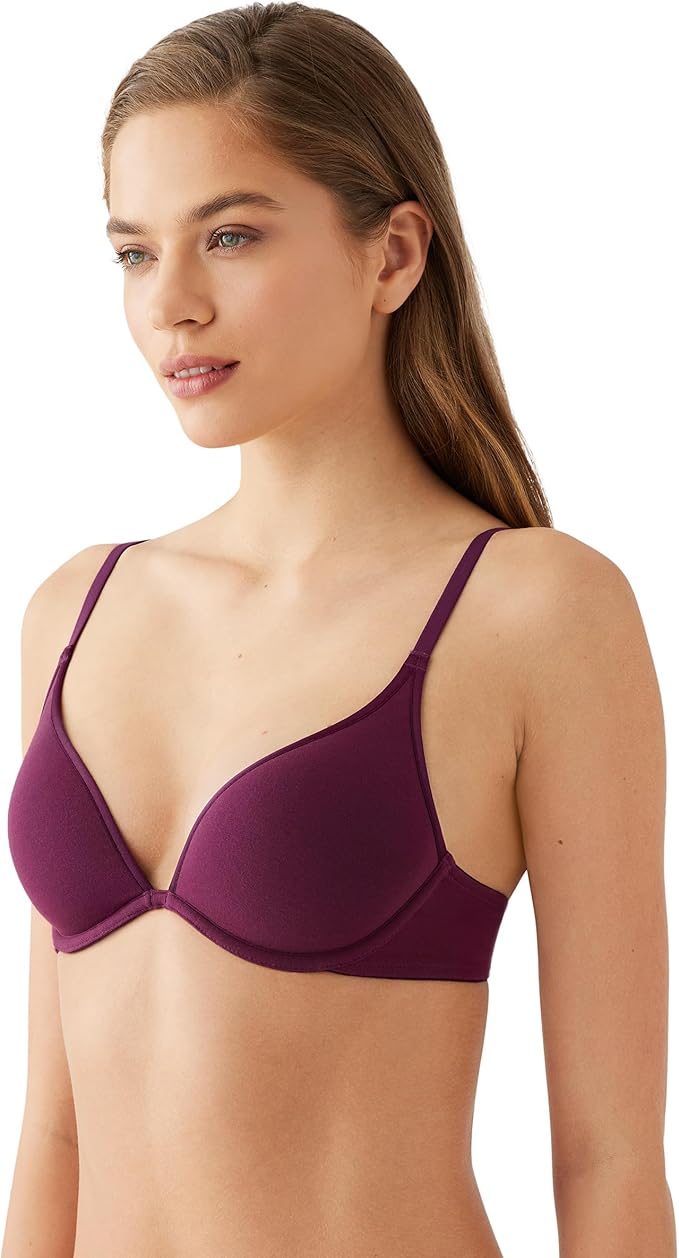 B.TEMPT´D Cotton to a Tee Plunge Convertible T-Shirt Bra PURPLE